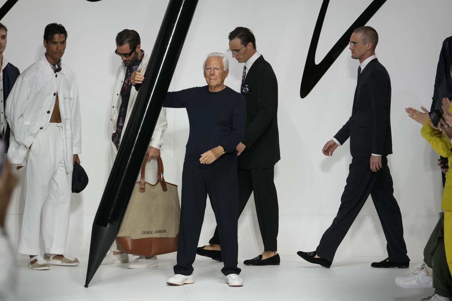 Giorgio Armani, Zegna present fluid elegance for the next hot